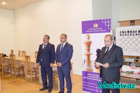 Nərimanovda Dövlət Müstəqilliyinin 25 illiyinə həsr olunmuş məktəblilərarasında şahmat turniri keçirilib - FOTOLAR