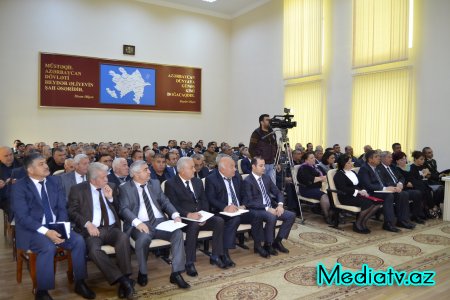 Füzulidə 9 ayın sosial-iqtisadi inkişafının yekunları müzakirə olundu - FOTOLAR