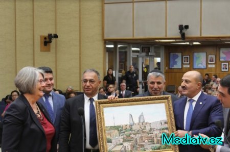 ABŞ-ın San Dieqo Şəhər Şurasında Nəsimi rayon nümayəndə heyətinin iştirakı ilə Azərbaycana həsr olunmuş mərasim keçirilib - FOTOLAR