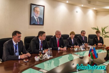 Rusiya Federasiyasının Həştərxan vilayətinin nümayəndə heyəti ilə görüş keçirilib - FOTOLAR