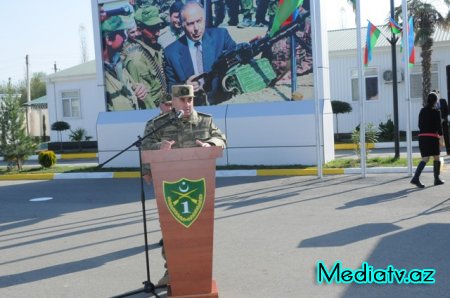 Nəsimi Rayon İcra Hakimiyyəti tərəfindən cəbhə bölgəsində Bayraq günü qeyd edildi - FOTOLAR