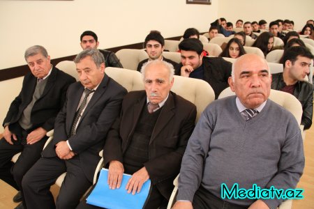 AQRAR UNİVERSİTETİNDƏ TOLERANTLIQ GÜNÜ İLƏ BAĞLI TƏDBİR KEÇİRİLİB - FOTOLAR