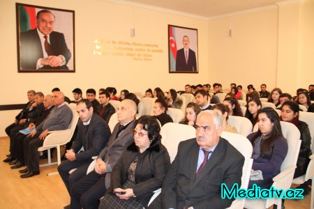 AQRAR UNİVERSİTETİNDƏ TOLERANTLIQ GÜNÜ İLƏ BAĞLI TƏDBİR KEÇİRİLİB - FOTOLAR