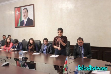 Nərimanov rayon gənclərinin deputatla görüşü keçirilib - FOTOLAR