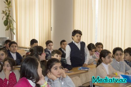 “Şagirdlərin təhlükəsizliyi diqqət mərkəzində” adlı  layihə çərçivəsində şagirdlərlə növbəti görüş - Nərimanovda (FOTOLAR)