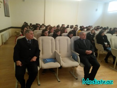 AQRAR UNİVERSİTETİNDƏ QƏHRƏMANLARIN TƏBLİĞİ ADLI TƏDBİR KEÇİRİLİB - FOTOLAR