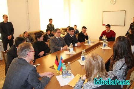 ALMANİYANIN SƏFİRİ AQRAR UNİVERSİTETİNDƏ OLUB - FOTOLAR