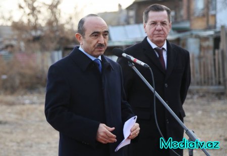 Rusiya Federasiyasının Həştərxan şəhərində çoxfunksiyalı Azərbaycan İş Mərkəzinin təməlqoyma mərasimi keçirilmişdir - FOTOLAR