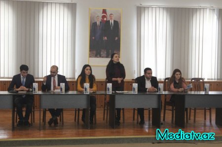 Nərimanov rayonunda “Gənclərin Biznes Məktəbi” layihəsi çərçivəsində növbəti təlim keçirilib - FOTOLAR