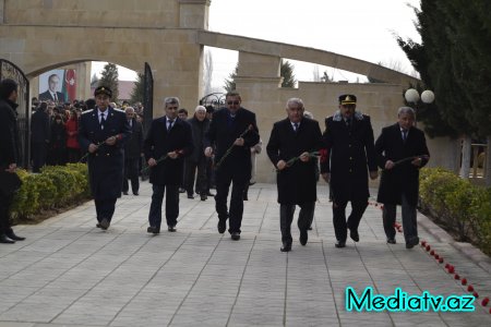 Füzulidə 20 Yanvar facəsinə həsr olunan anım mərasimi keçirildi - FOTOLAR