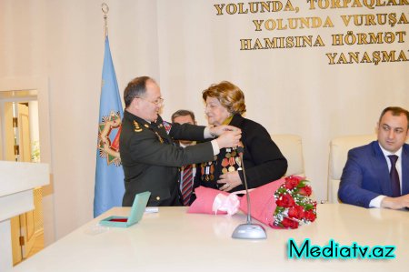 Nərimanovda Böyük Vətən Müharibəsi veteranı Fatma Səttarovanın 95 illik yubileyi qeyd olunub - FOTOLAR