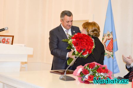 Nərimanovda Böyük Vətən Müharibəsi veteranı Fatma Səttarovanın 95 illik yubileyi qeyd olunub - FOTOLAR