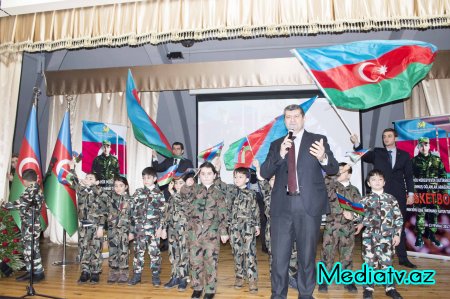Nərimanovda aprel döyüşlərində şəhid olmuş Mahir Mirzəyevin anadan olmasının 23-cü ildönümünə həsr edilmiş  tədbir keçirilib - FOTOLAR