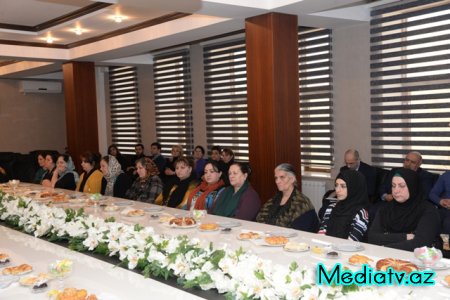 Nəsimi rayonunda Xocalı sakinləri ilə görüş keçirildi - FOTOLAR