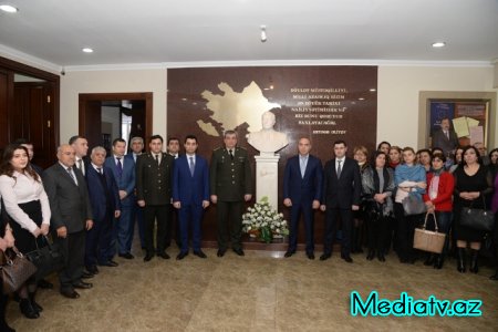 Nəsimi rayon ictimaiyyəti Memorial Soyqırım muzeyində olmuşlar - FOTOLAR