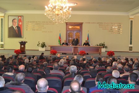 Füzulidə kənd təsərrüfatının inkişafına həsr olunan müşavirə keçirildi - FOTOLAR