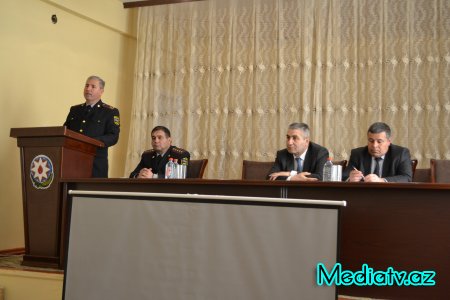 Daxili İşlər Nazirliyinin Baş Dövlət Yol Polisi İdarəsinin təşəbbüsü ilə Şamaxıda tədbir keçirilmişdir - FOTO