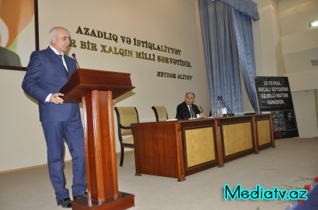 Bərdə rayonunda Xocalı soyqırımının 25-ci ildönümü ilə əlaqədar tədbir keçirilmişdir - FOTOLAR