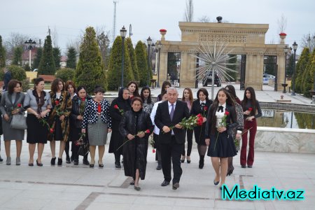 Füzulidə 8 mart qadınlar bayramı qeyd olundu - FOTOLAR