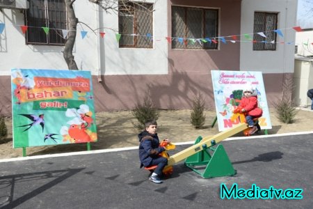 Nəsimidə  növbəti “Abad həyət” sakinlərin ixtiyarına verildi - FOTOLAR