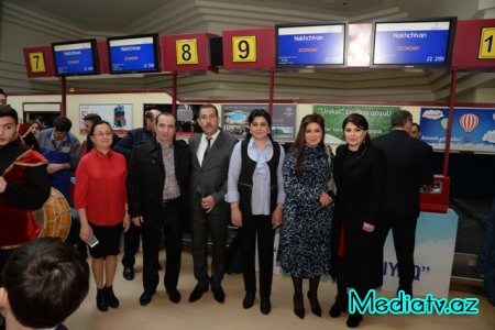 Nəsimi rayon məktəbliləri Naxçıvana səfərə yola düşdülər - «Ölkəmizi tanıyaq» (FOTOLAR)