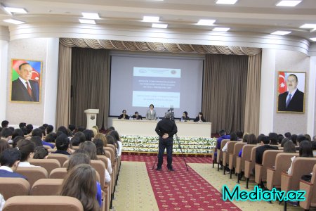 Bakı Slavyan Universitetində respublika elmi konfransı keçirilib - FOTOLAR