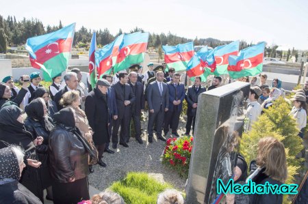 Nərimanovda aprel döyüşlərində şəhid olmuş Mahir Mirzəyevin anım tədbiri keçirilib - FOTOLAR