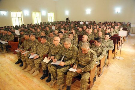 Zakir Həsənov qoşunlara döyüşə hazır olmağı tapşırdı – FOTO