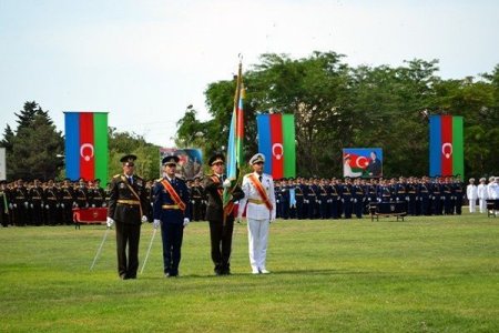 Ali Hərbi Məktəbin məzunlarının buraxılışı olub