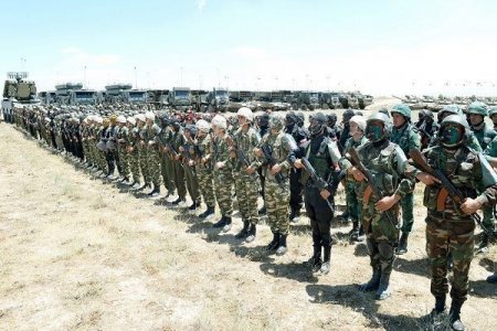 Naxçıvanda hərbi təlim: Azərbaycan - Türkiyə Silahlı Qüvvələri öz gücünü göstərdi – FOTO