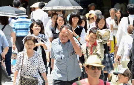 Yaponiyada 700 nəfər günvurma diaqnozu ilə xəstəxanalara yerləşdirilib