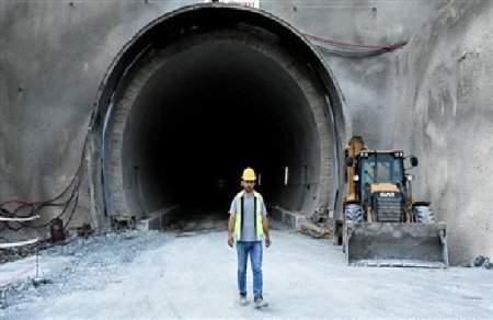 Türkiyədə Avropanın ən uzun tuneli tikilir