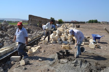 Füzuli rayonunda pambıq tədarükü məntəqəsi tikilir