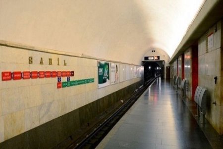 "Sahil" metrostansiyası bağlandı