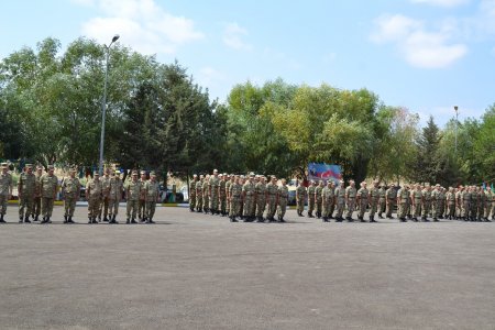 Füzuli RİHB Alı Alıyev Qurban bayramı münasibəti ilə əsgər və zabitlərlə görüşüb