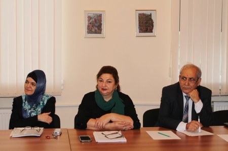 ƏLYAZMALAR İNSTİTUTUNDA M.P.VAQİFİN ANADAN OLMASININ 300 İLLİYİNƏ HƏSR EDİLMİŞ ELMİ-NƏZƏRİ KONFRANS KEÇİRİLİB