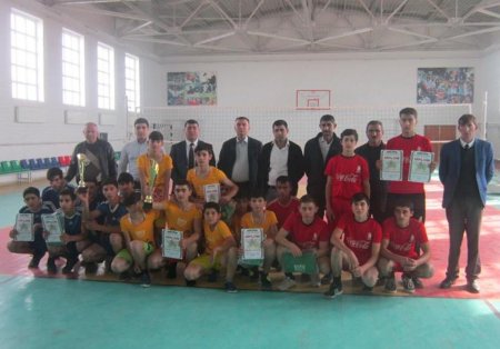 Kürdəmirdə voleybol üzrə rayon birinciliyinə yekun vurulub