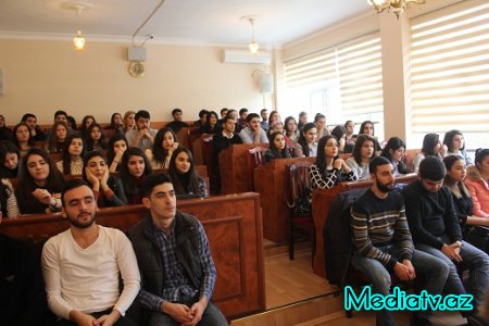 BSU-da Konstitusiya Günü və Milli Dirçəliş Gününə həsr olunmuş tədbir keçirilib