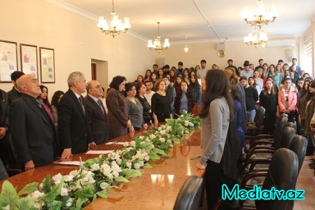 BSU-da Konstitusiya Günü və Milli Dirçəliş Gününə həsr olunmuş tədbir keçirilib