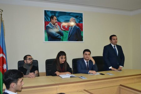 Nərimanov rayonunda “Gənclərin Sahibkarlıq Modeli” layihəsinin daha bir təlimi keçirilib.